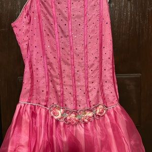 Pink little girls dress